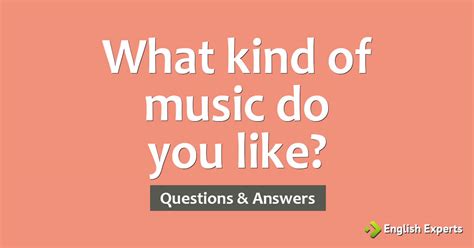 What Kind of Music Do You Like? — 探索音乐的无限魅力